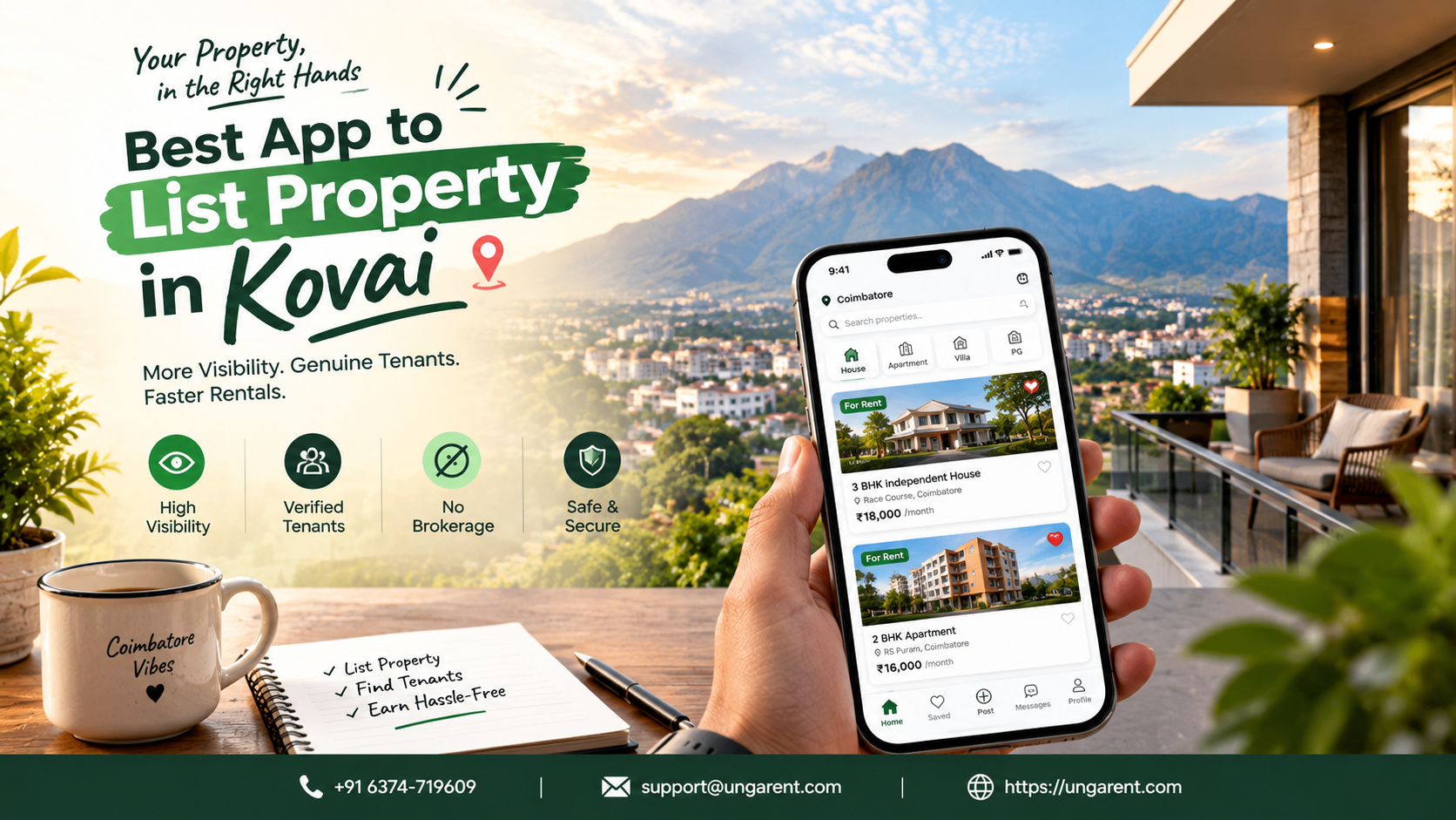 Best app to list property in Kovai